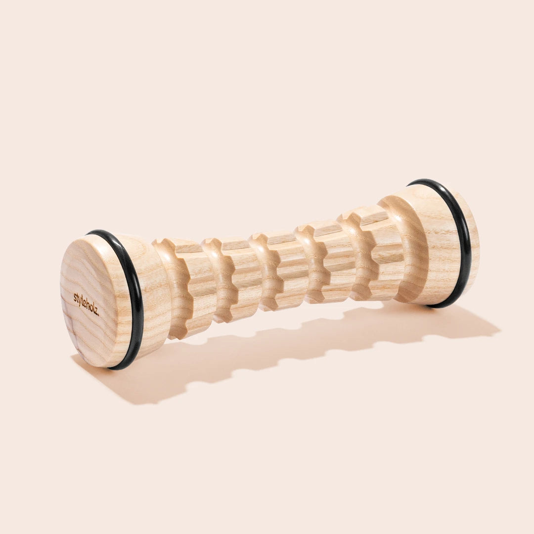 FußmassageRoller aus Holz für die Fußreflexzonen