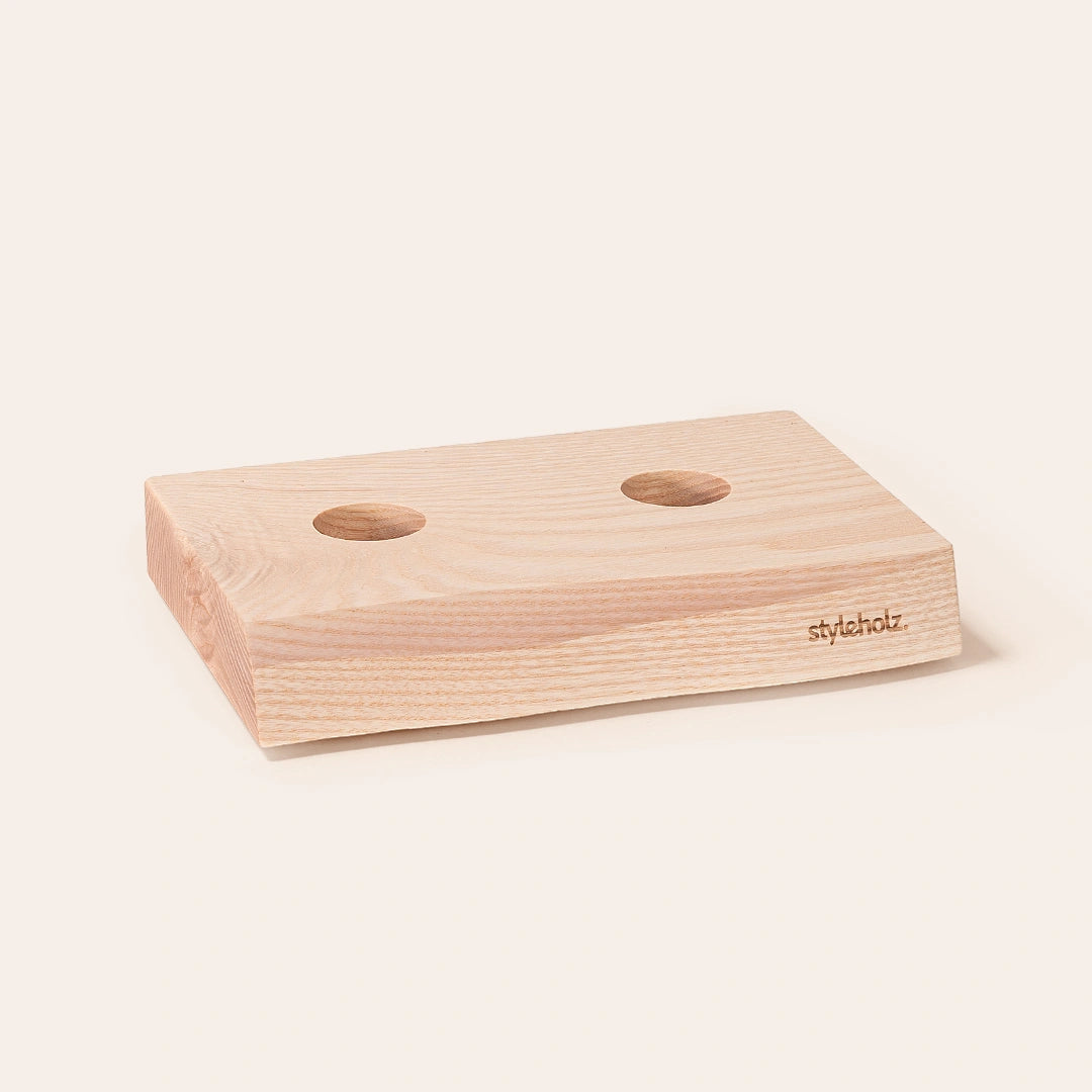 Holz-Aufsteller für 2x Woodstick