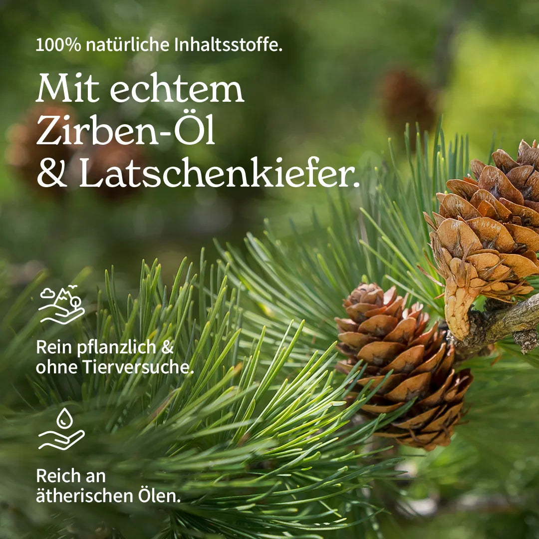Recovery-Spray Zirbe: Sanfte Kühlung
