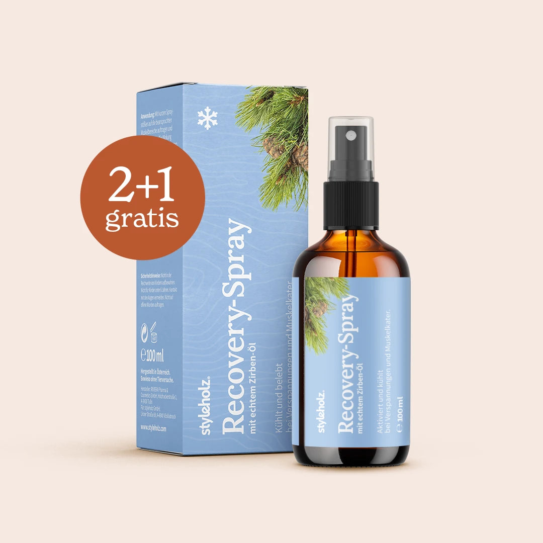Recovery-Spray Zirbe: Kühle Entspannung