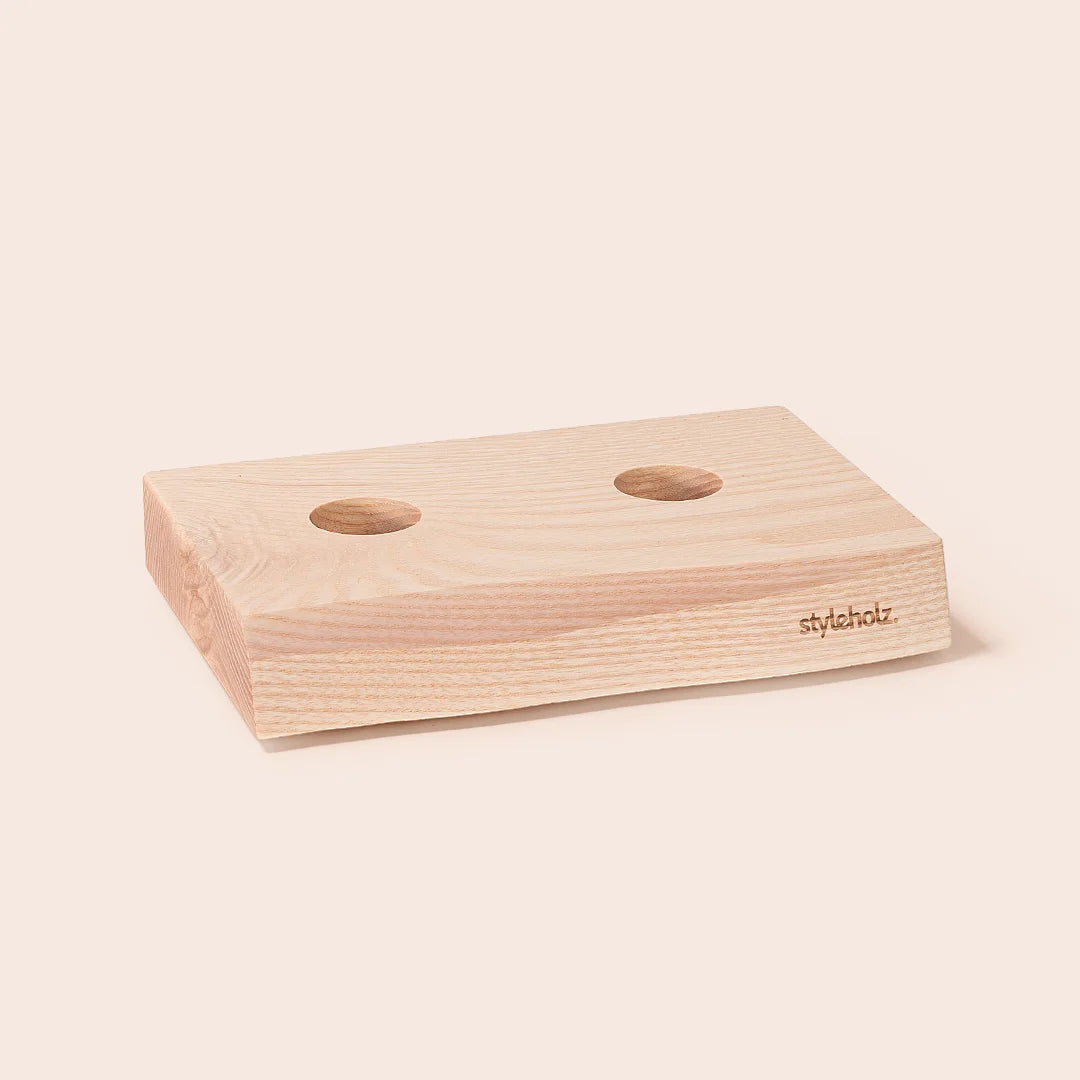 Holz-Aufsteller für 2x Woodstick