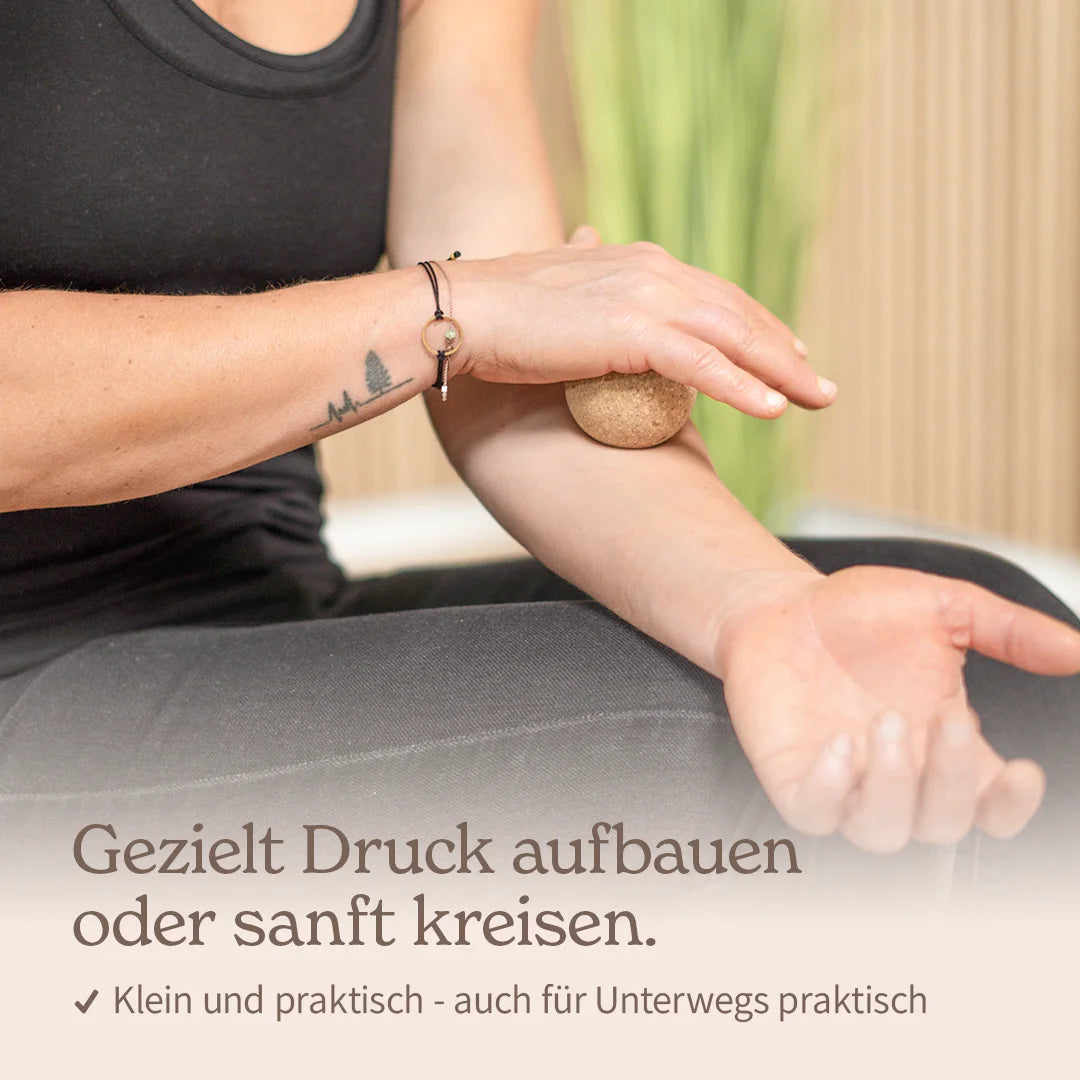 Faszienball Set aus Kork