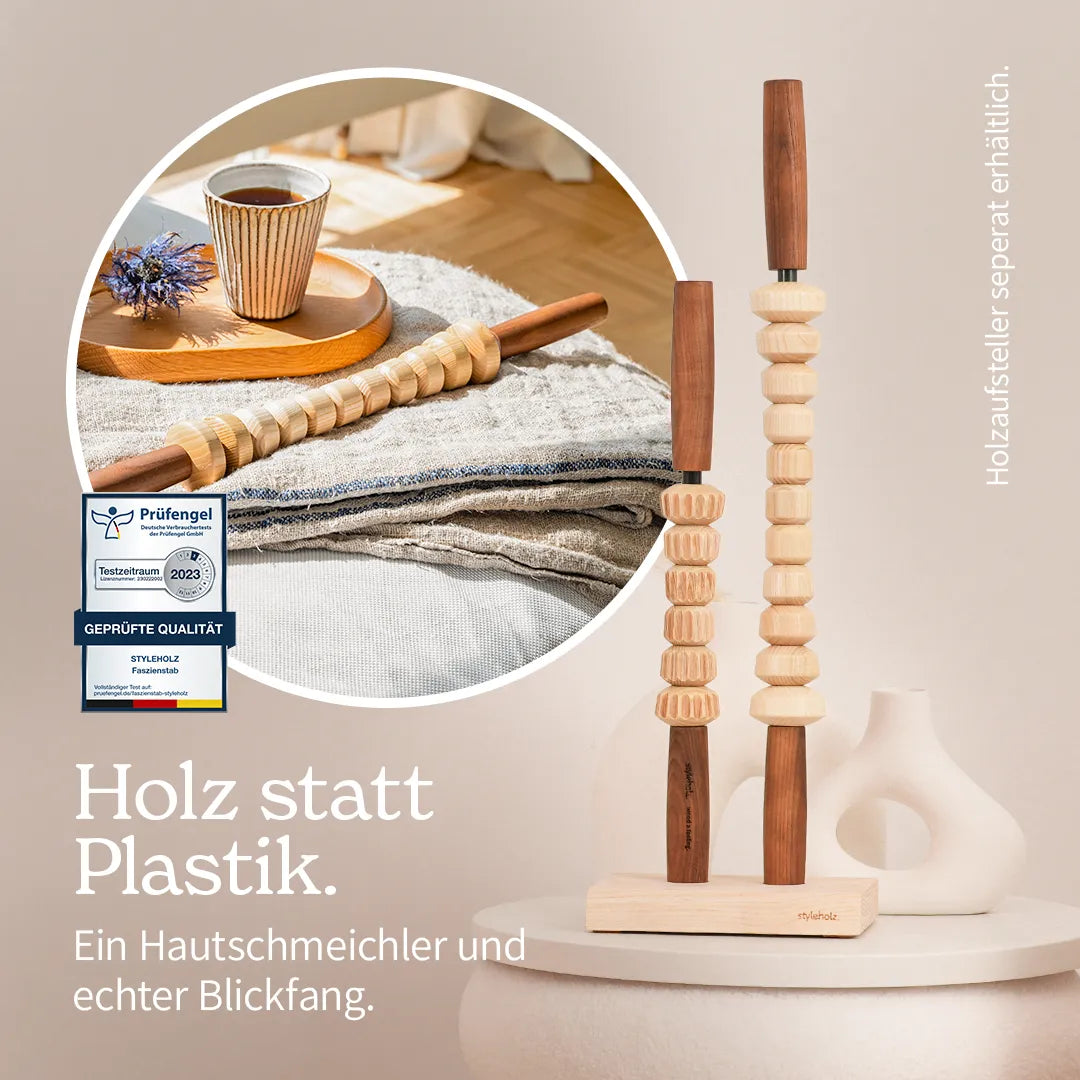 Faszienstab Woodstick FLEX (glatt)
