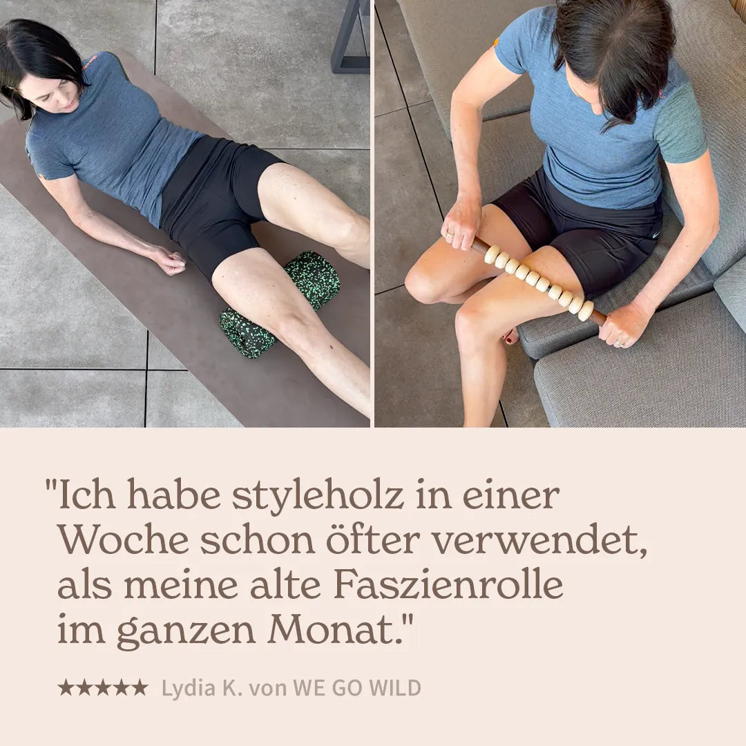 Faszienstab Woodstick FLEX (glatt)