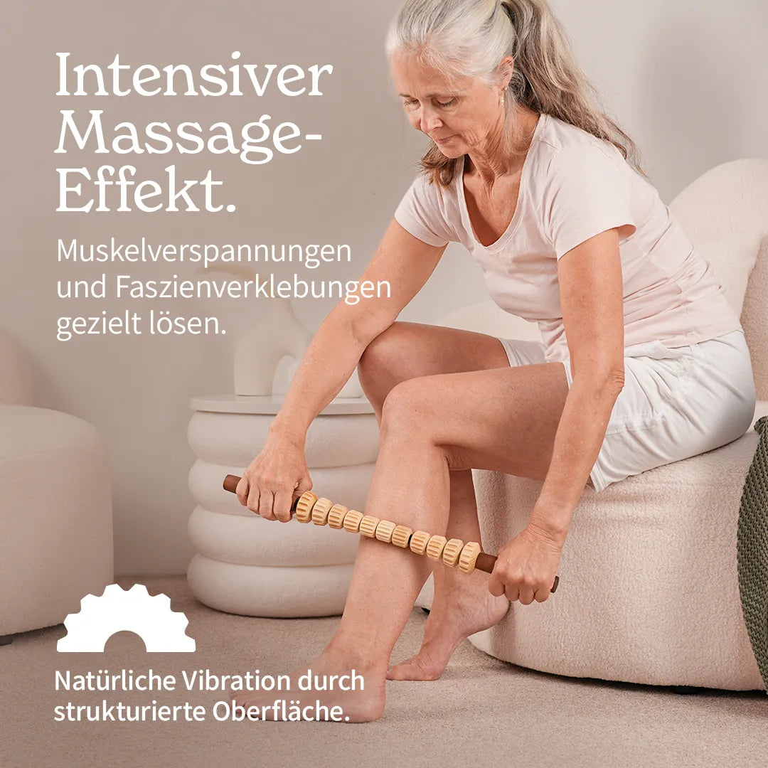 Faszienstab Woodstick FLEX (gerillt)
