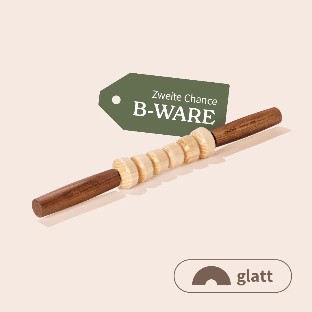 B-WARE Faszienstab Woodstick MINI
