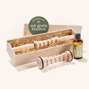 Geschenk-Box: Zirbenholzmassage