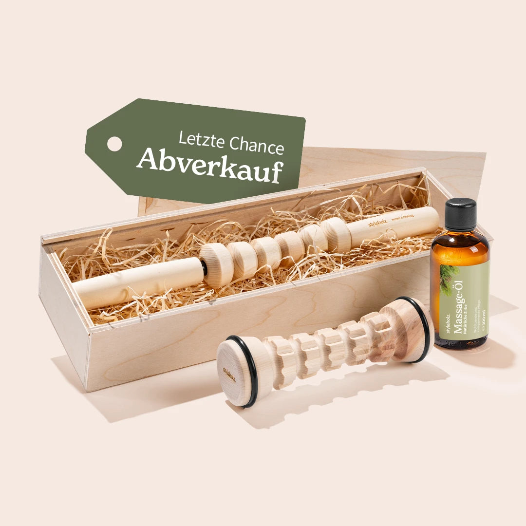 Geschenk-Box: Zirbenholzmassage