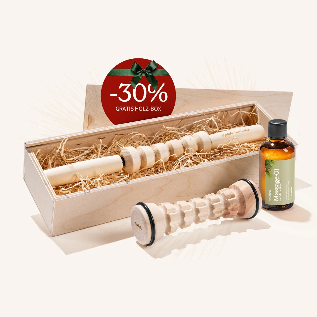 Geschenk-Box: Zirbenholzmassage