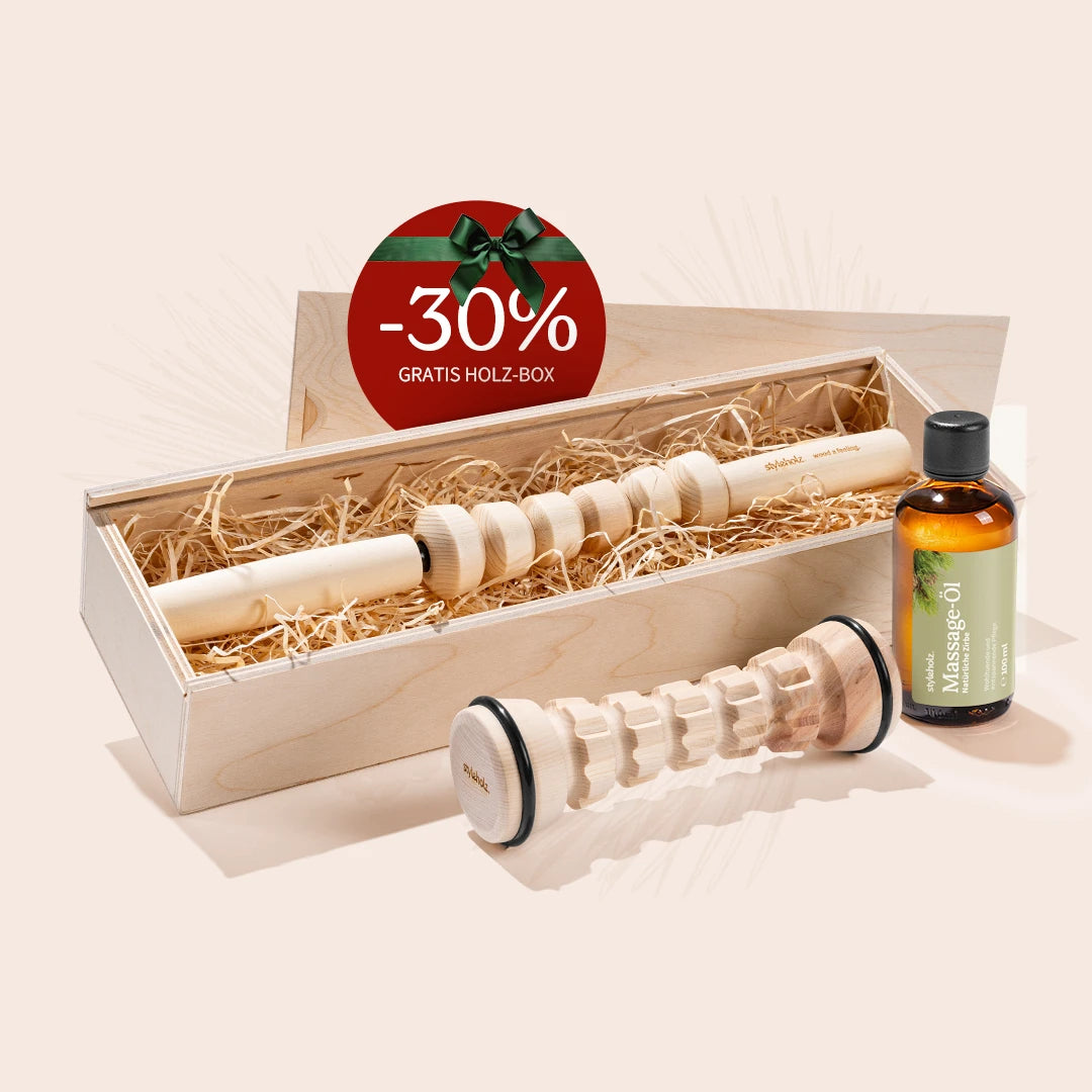 Geschenk-Box: Zirbenholzmassage