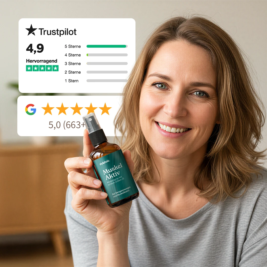 Muskel-Aktiv Körperspray mit Zirben-Öl