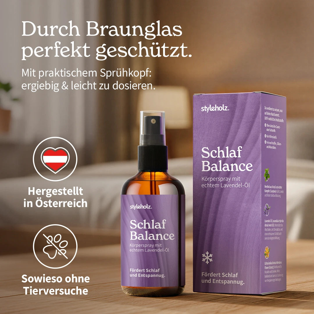 Schlaf-Balance Körperspray mit Lavendel