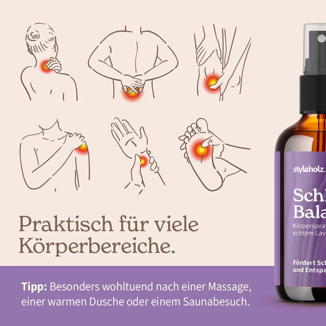 Schlaf-Balance Körperspray mit Lavendel
