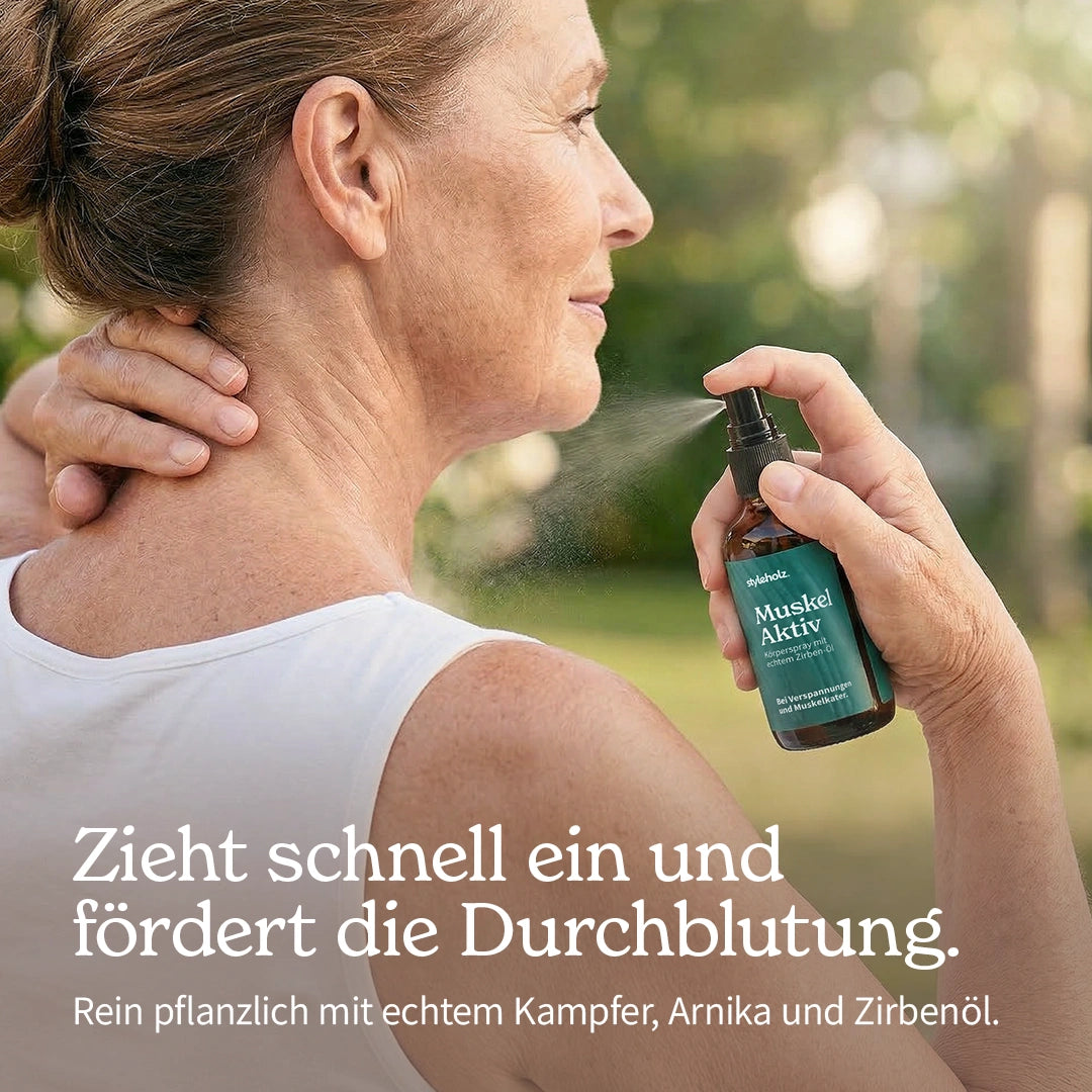 Muskel-Aktiv Körperspray mit Zirben-Öl