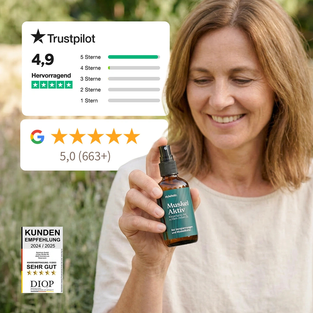 Muskel-Aktiv Körperspray mit Zirben-Öl