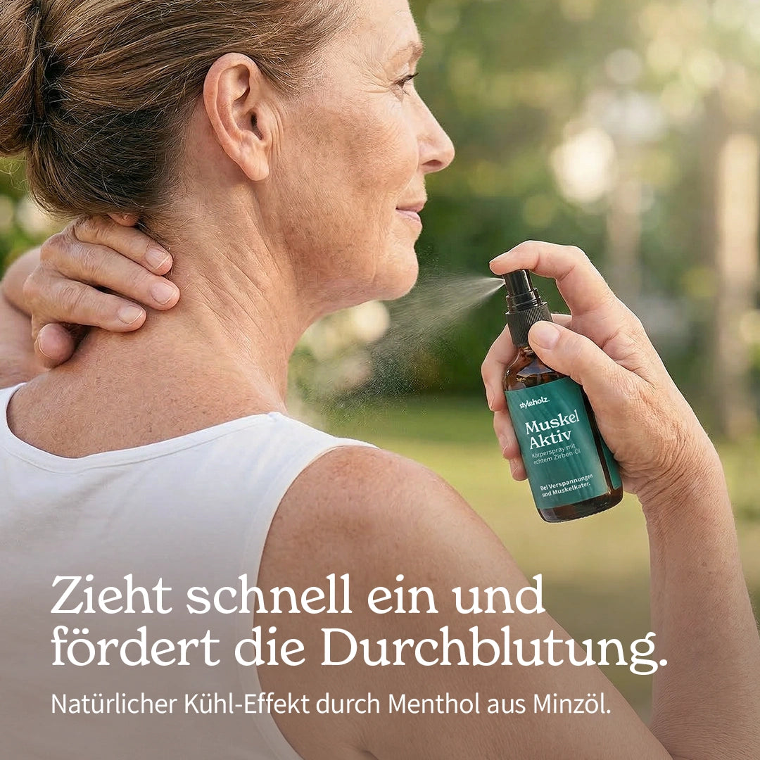 Muskel-Aktiv Körperspray mit Zirben-Öl