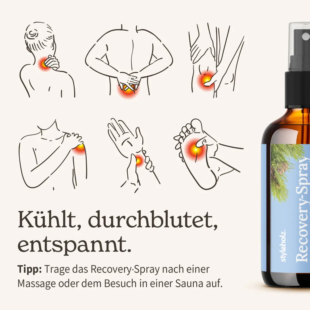 Recovery-Spray mit Zirben-Öl (Trio)