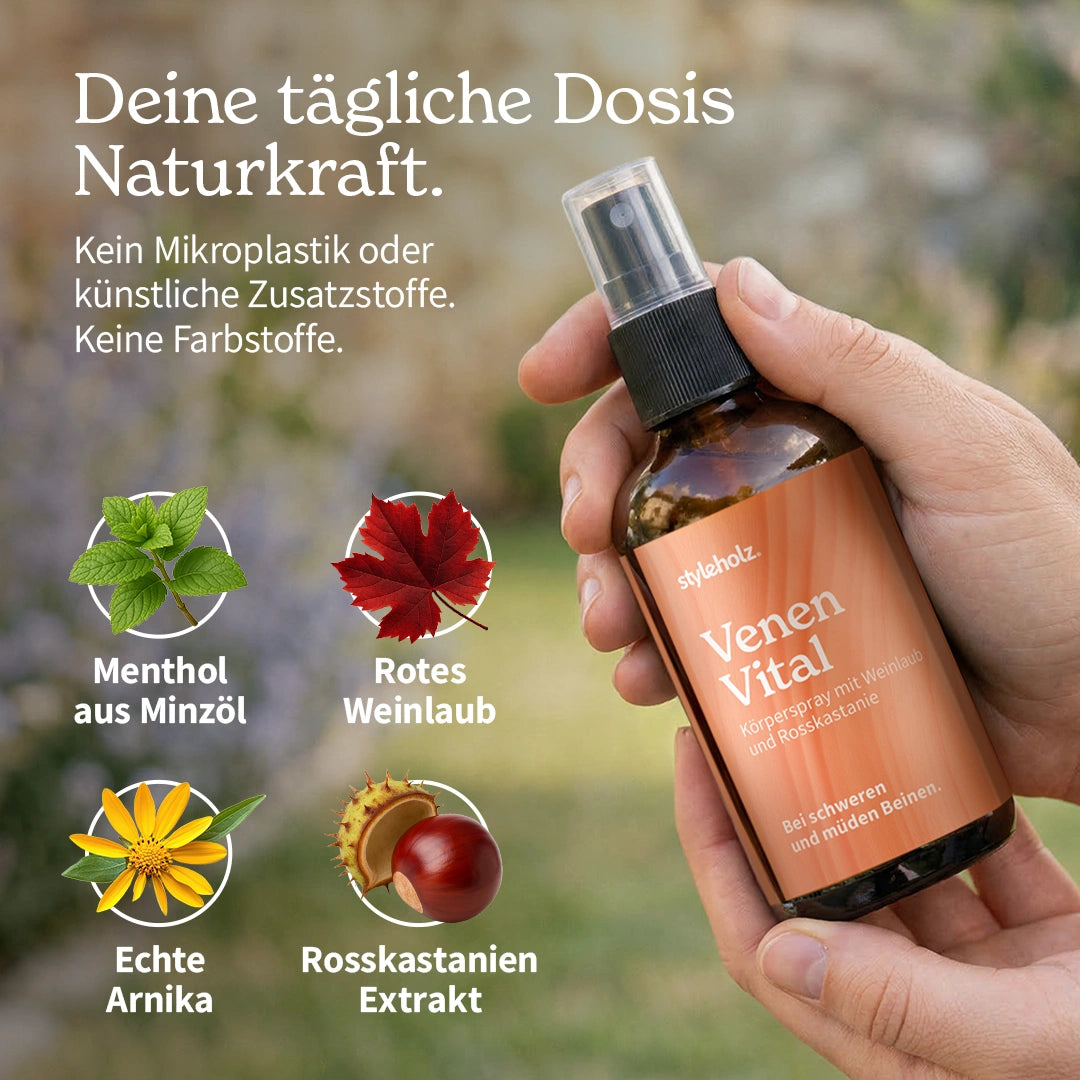 Venen-Vital Körperspray mit Rosskastanie & Weinlaub