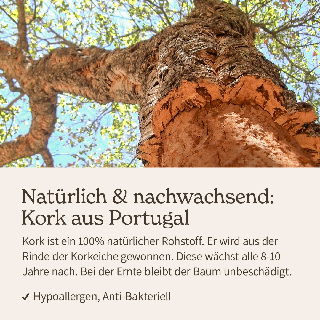 Faszienball Set aus Kork für punktuelle Massage