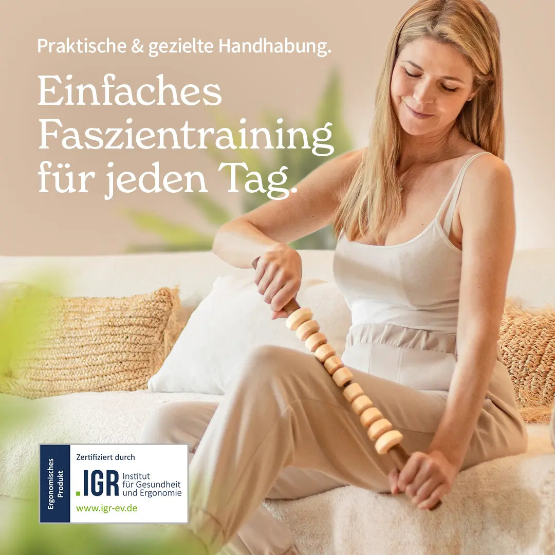 Faszienstab Woodstick FLEX: Einfaches Faszientraining