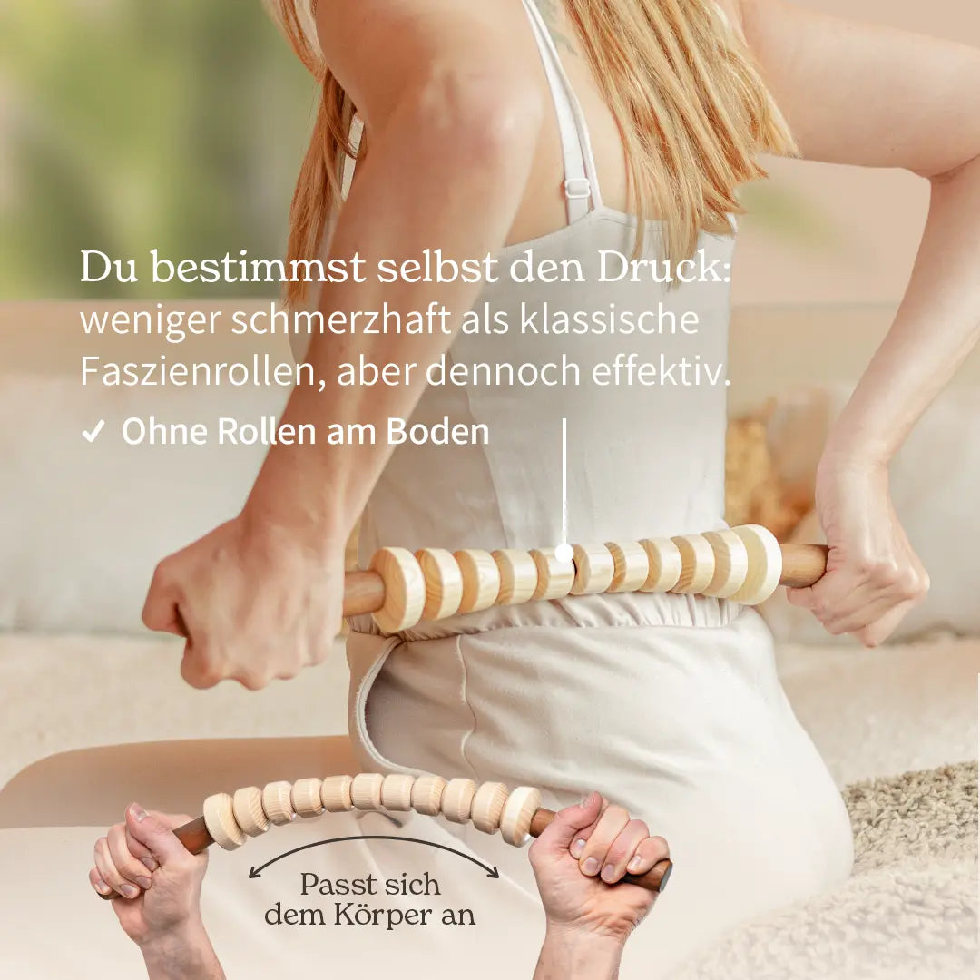 Zirbenholz-Massage-Set: Tiefe Entspannung