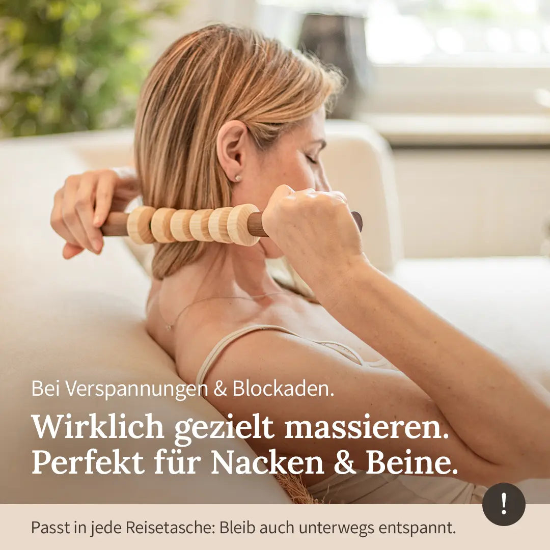 Faszienstab Woodstick MINI - Gezielt massieren