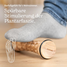 Fußmassage-Roller aus Holz für die Fußreflexzonen