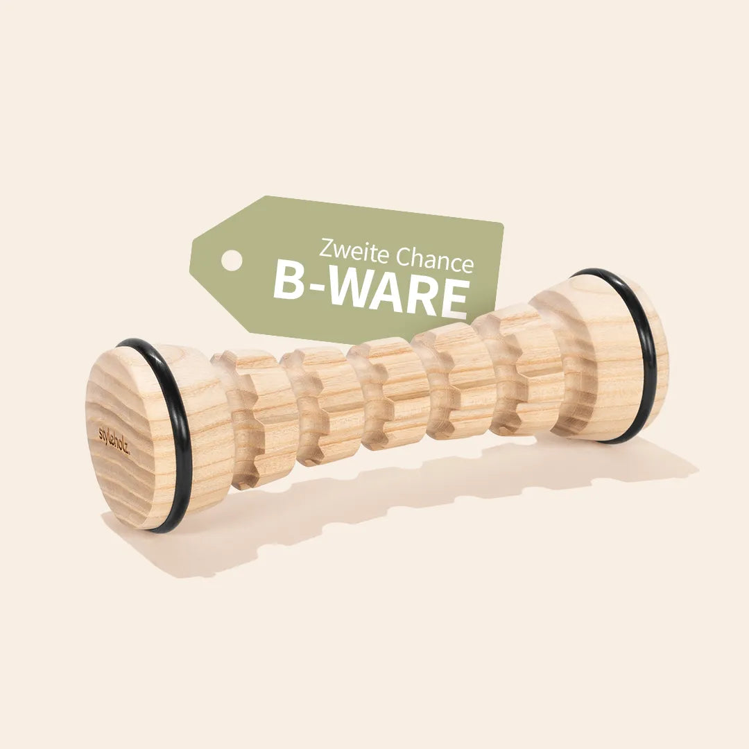 B-WARE Fußmassage-Roller aus Holz